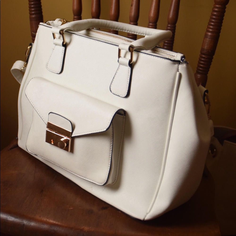 White Handbag